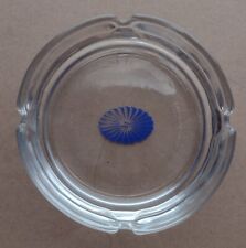 vintage glass advertising ashtray picture