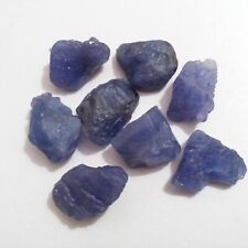 Fabulous Earth Mined Blue Tanzanite Raw 8 Piece Size 16-18 MM Rough Jewelry picture