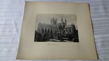 Vintage 19th Century British Albumen Photo Chester Cathedral  picture