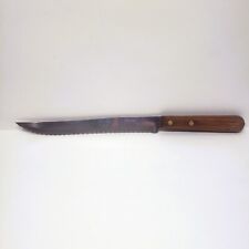 Vintage Real Keen Bread Knife Serrated Wood Handle Made in Japan 12.5