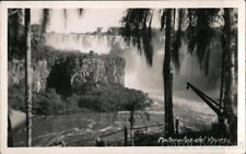 Paraguay RPPC Cataratas del Yguazu EKC Real Photo Post Card Vintage picture