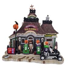 🚨 Lemax Spooky Town Gas N Ghoul Light Up Halloween Village 15194 Decor Retired picture