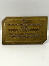 Firefly Transport Dedication Plaque Mini Masters 2016 Solid Brass 4” -Loot Crate picture