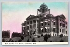 c1911 Crookston Minnesota MN Polk County Court House ANTIQUE Postcard picture