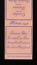 1940s Queen Bee Sweets Co. Busy Bee Candies Pastries Lunch Euclid St. Louis MO picture