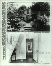 1982 Press Photo 19th century home exterior/interior on 