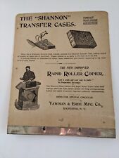 Shannon Transfer Cases Yawman Erbe Advertising Clipboard Rochester NY picture