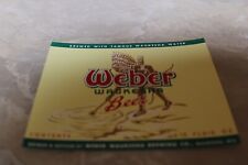 Vintage Weber Waukesha Beer Label Waukesha, Wisconsin picture
