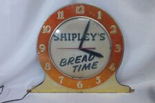 Vintage Shipley's Bread Time Advertising Clock Store Display Holsum Bread picture