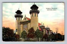 Denver CO-Colorado, Temple Emanuel, Antique, Vintage c1909 Postcard picture