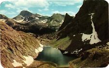 Vintage Postcard- Arrowhead Lake, Wind River Mountains, WY 1960s picture