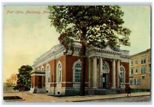 1910 Post Office Exterior Roadside Amesbury Massachusetts MA Posted Postcard picture
