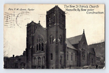 1908. MAYSVILLE, KY. NEW ST. PATRICK CHURCH, UNDER CONSTRUCTION. POSTCARD 1A37 picture