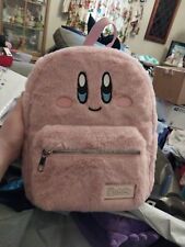 Kirby Mini Backpack Fuzzy Furry NEW picture