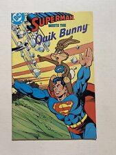 Superman Meets the Quik Bunny (DC Comic, 1987) In FN Condition, #0 picture
