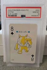 2000 Pokemon Gold Playing Card 8 Of Clubs #123 Hypno PSA 10 GEM MINT #097 picture