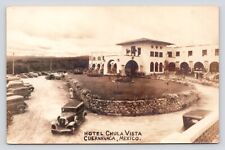 RPPC Hotel Chula Vista Cuernavaca Mexico Birdseye Vintage Unused Photo Postcard picture
