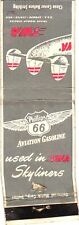 TWA Trans World Airlines Philips Aviation Gasoline Vintage Matchbook Cover picture