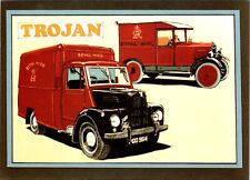 Postcard, GPO Royal Mail Trojan Mail Vehicles 1925 & 1954 A9U picture