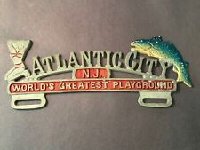 Metal Advertising Sign Atlantic City New Jersey Circa: 1940’s picture