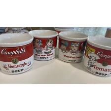 Lot of 5 Vintage 1989 Campbell's Soup Cup/Mug/Bowl M'm M'm Good picture