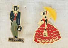 Vintage ODYSSEY OF THE MIND Wisconsin Dairy Cow Pins Sold As A Set picture