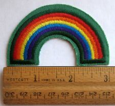 Girl Scout Cadette 2001-2011 BRIDGE TO JUNIORS Rainbow Patch Badge DARK GREEN picture