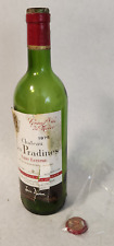 Vtg Rare - 1975 -Chateau Les Pradines - Saint-Estephe - Empty Wine Bottle & Foil picture