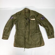 Vintage M-1951 1952 Military Jacket Regular Small Air Force Korean War Very Good picture