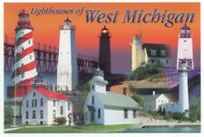 Lighthouses Of Western Michigan Light House Postcard  picture