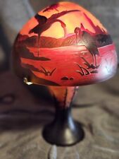 Very beautiful Emile Galle lamp Large Birds picture