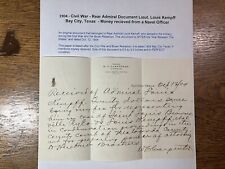 1904 - Receipt - Money Received From Rear Admiral LOUIS KEMPFF (1841-1920) picture