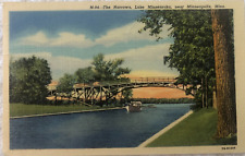 Minneapolis MN-Minnesota, Lake Minnetonka, The Narrows Souvenir Vintage Postcard picture