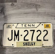 Vintage Tennessee license plate 1967-68 picture