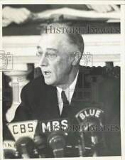 1945 Press Photo President Franklin D. Roosevelt addresses Congress - nei41790 picture