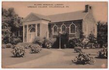Ursinus College - Alumni Memorial Library - Collegeville PA - circa 1930s-40s picture