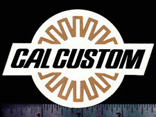 CAL CUSTOM - Original Vintage 1960's 70's Racing Decal/Sticker picture