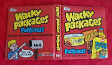 2010 TOPPS WACKY PACKAGES POSTCARDS OFFICIAL RED BINDER   @@ RARE @@ picture