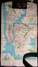 Vintage 60's Hagstrom's Map of NEW YORK SUBWAYS #2535A 19x31