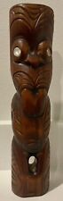 VINTAGE Hand Carved Wood Teko Rotorua New Zealand. picture
