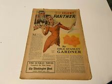 THE CASE OF THE SILENT PARTNER, 1942 washington post sunday novel, ERLE STANLEY  picture