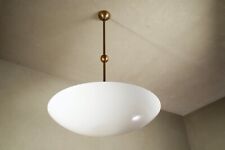 6 Light Elegant Ceiling Flush mount light Pendant Mid Century Modern Raw Brass S picture