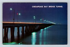 Cape Charles VA-Virginia, Chesapeake Bay Bridge Tunnel, Vintage Postcard picture