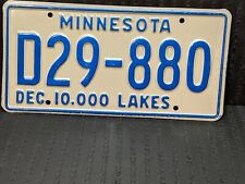 EXPIRED MINNESOTA DEALER LICENSE PLATE ...... (D29 880) picture