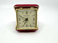 VTG Phinney Walker Fold Up Wind Up Red Travel Alarm Clock made in Japan picture