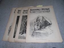 4 Issues Harper's Weekly 1877 June 30 July 14,21,28 Thomas Nast, Trinity Church picture