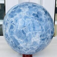 Natural Blue Celestite Crystal Sphere Ball Healing Madagascar 7160G picture