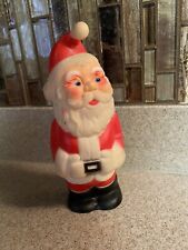 Vintage Rubber Squeaky Santa Claus Doll/Toy Tawian Great Color Still Squeaks picture