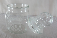 Snickers Olympic Games 1992 Barcelona & Albertville Glass Candy Jar COJO 1988 picture