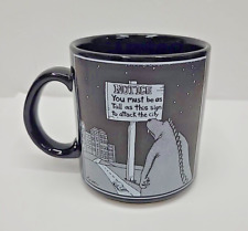 Vintage The Far Side Coffee Mug By Gary Larson Attack the City 1985 picture